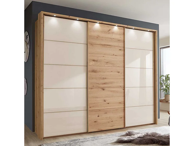 Schlafzimmerkleiderschrank mit Schwebetüren Made in Germany