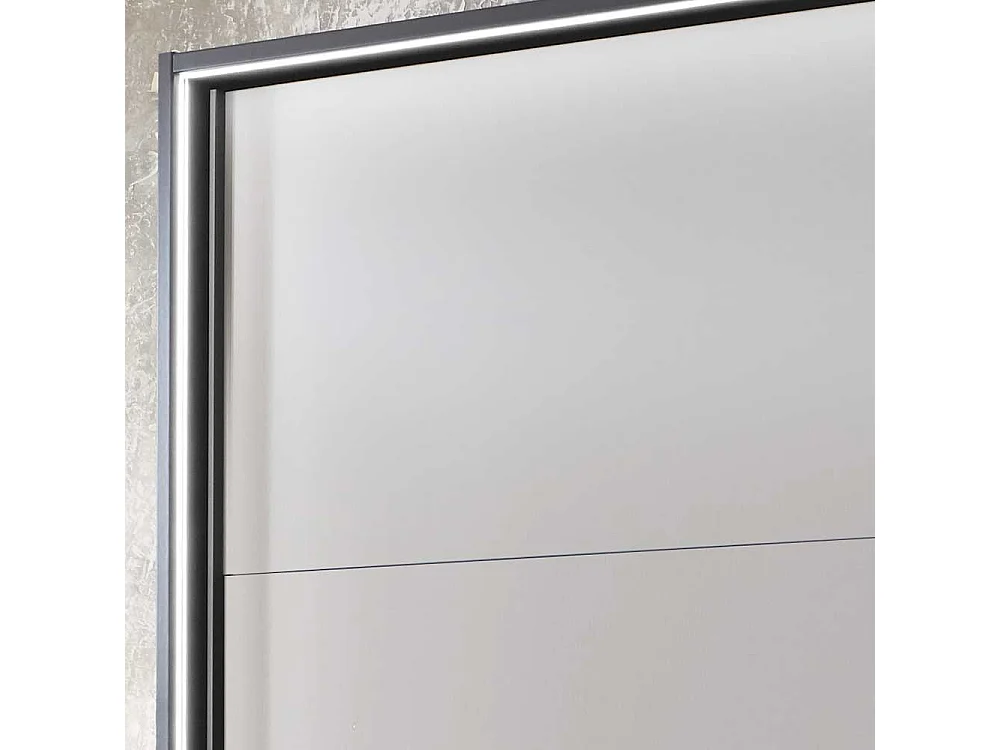 Schiebetüren Kleiderschrank in Hellgrau und Anthrazit Made in Germany