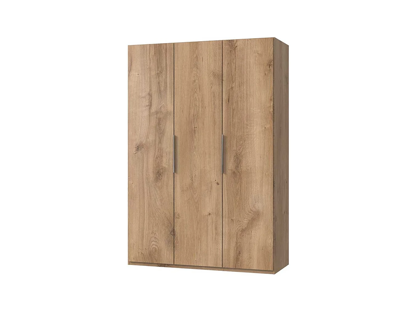 Kleiderschrank mit 3 Türen in Plankeneiche NB 150 cm breit