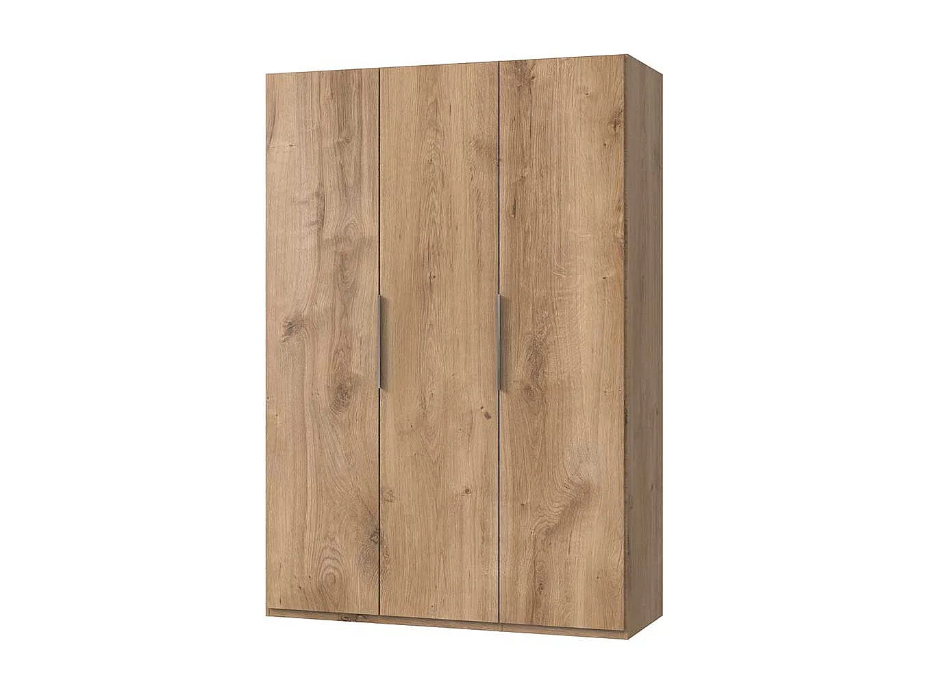 Kleiderschrank mit 3 Türen in Plankeneiche NB 150 cm breit