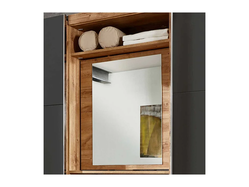 Kleiderschrank mit Selbsteinzug mit Schwebetüren vier Schubladen