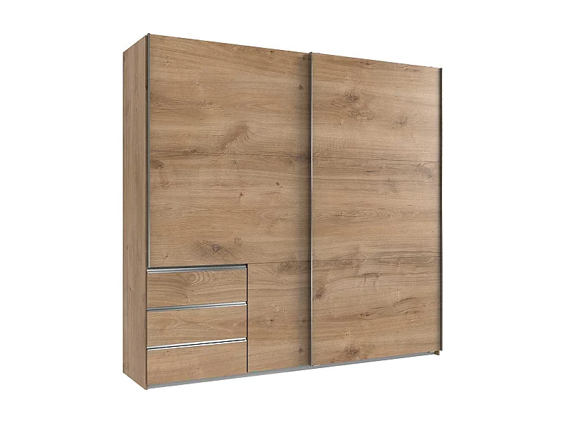 Schiebetürenschrank Holzoptik inklusive Selbsteinzug 200 cm breit