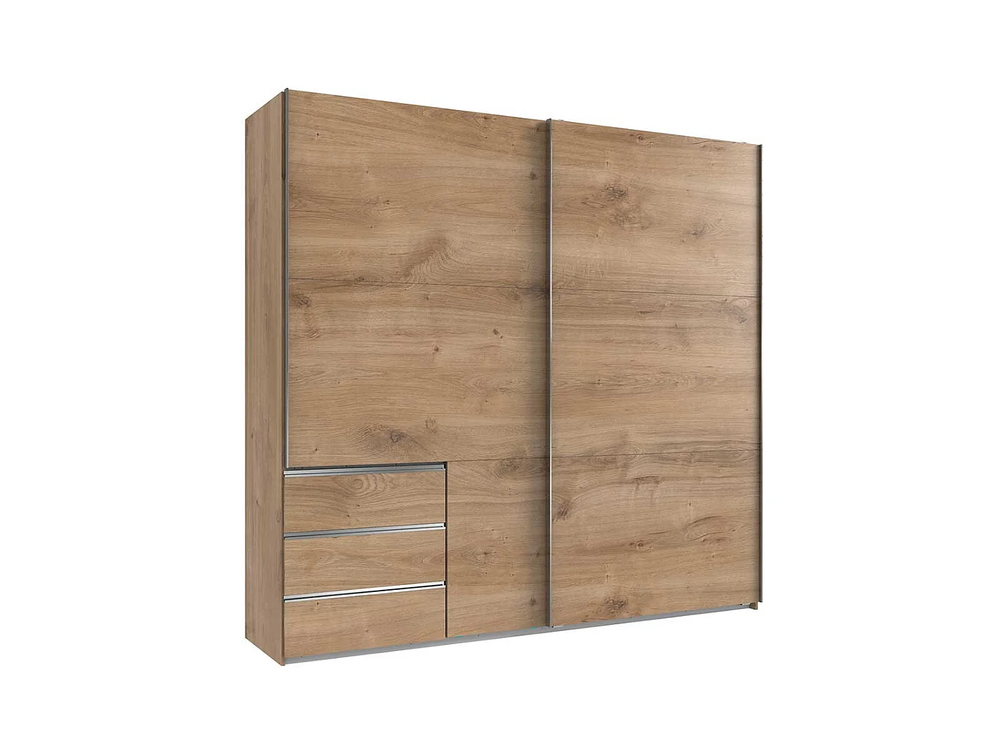 Schiebetürenschrank Holzoptik inklusive Selbsteinzug 200 cm breit