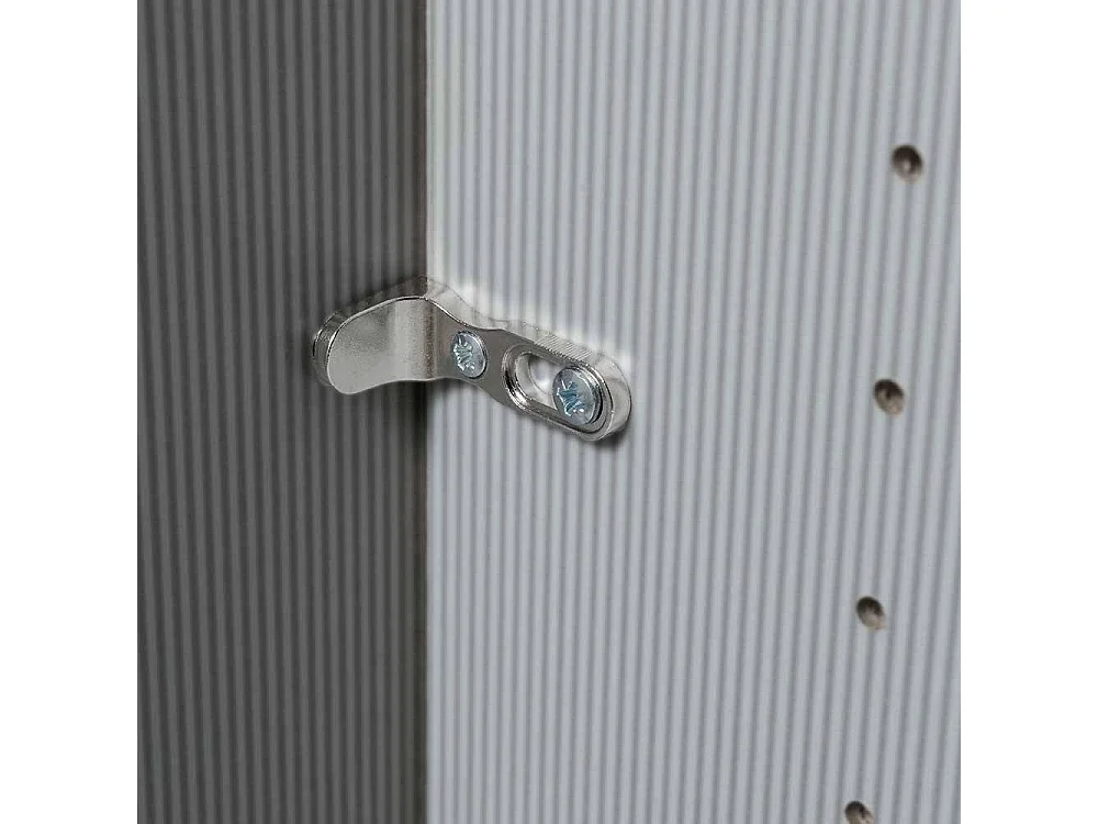 Schwebetürenkleiderschrank in Braun sechs Schubladen