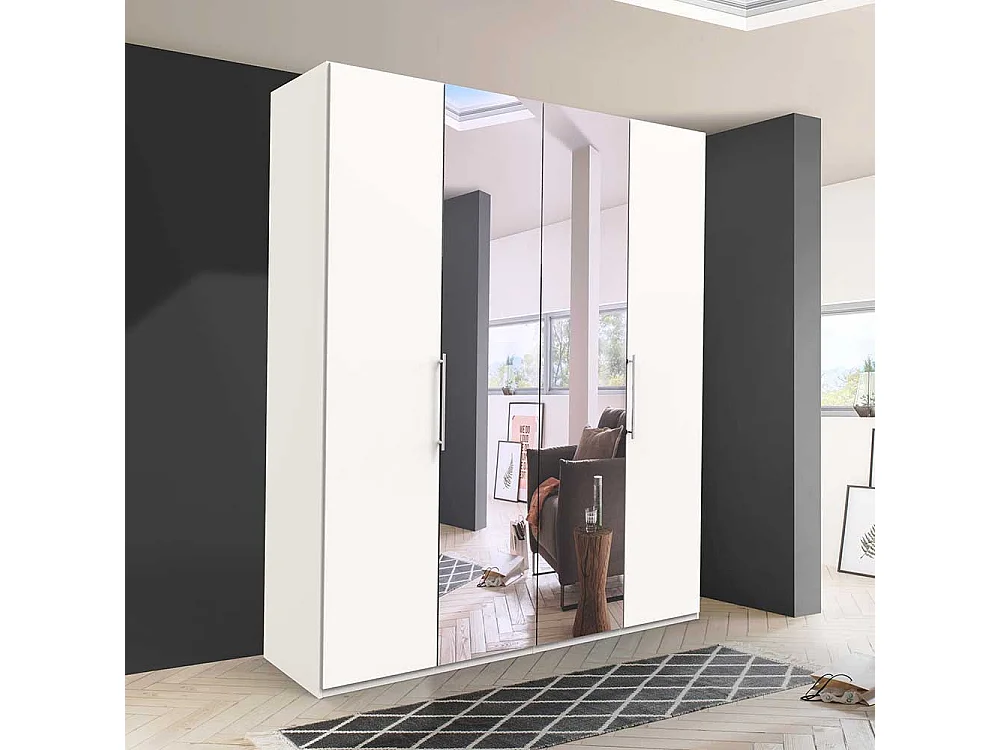 Falttürenschrank mit Spiegel Made in Germany