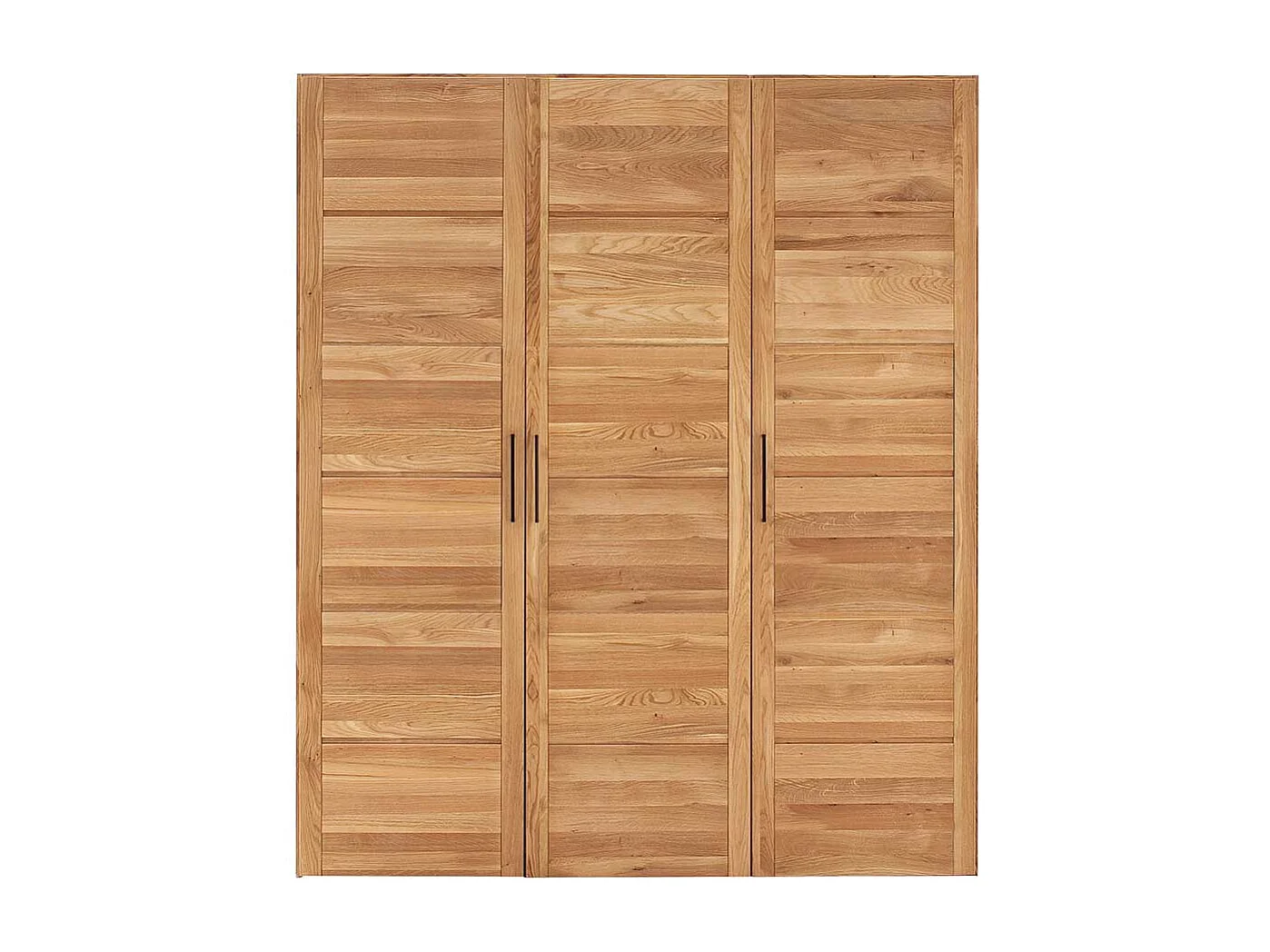 Massiver Schlafzimmerschrank aus Wildeiche 3 Türen