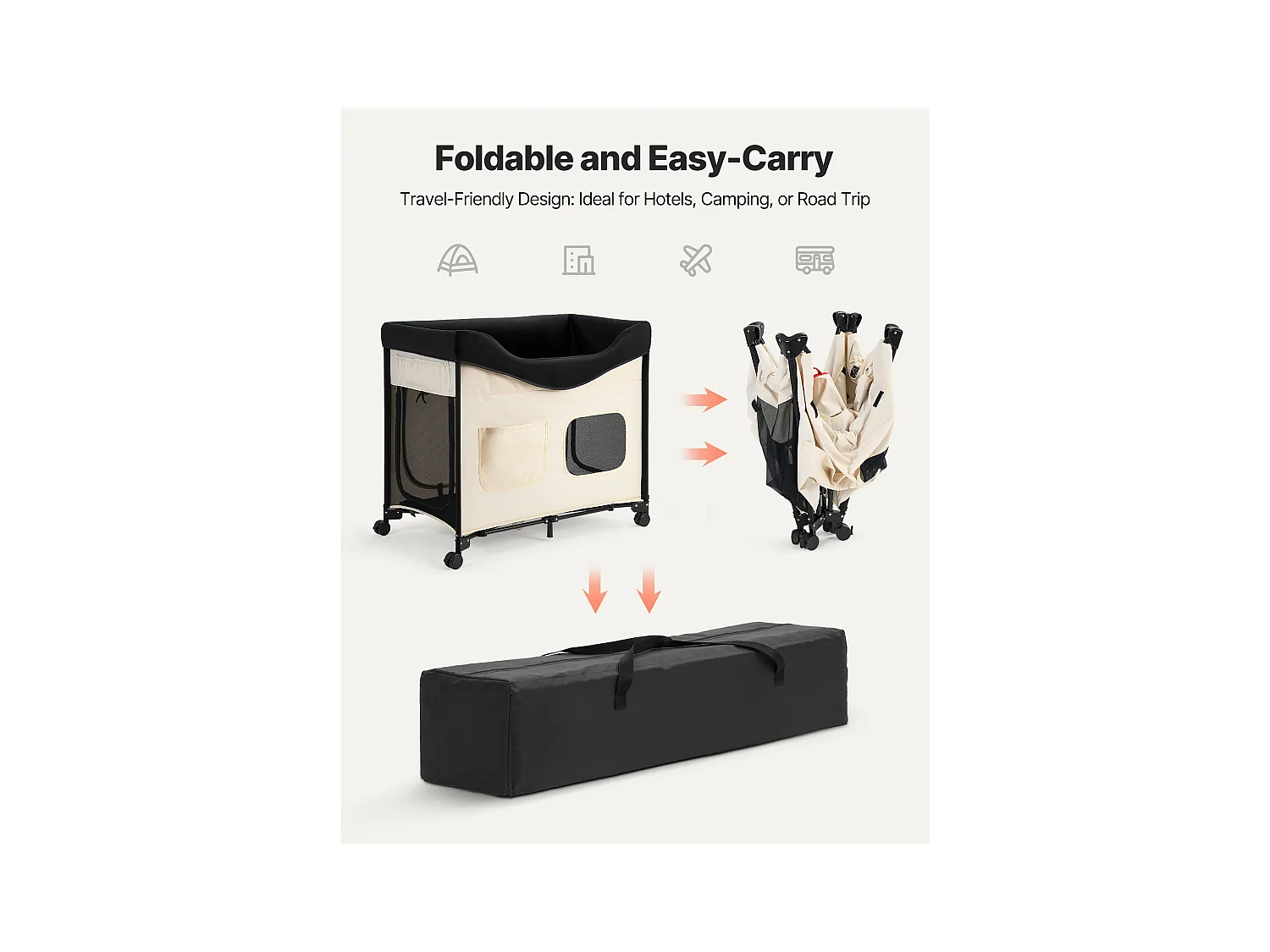 Lit Surélevé pour Chiens Chats SucceBuy, Lit de Camp pour Animaux de Compagnie Pliable, Panier Chiens en Tissu Oxford 600D et Velours Hollandais