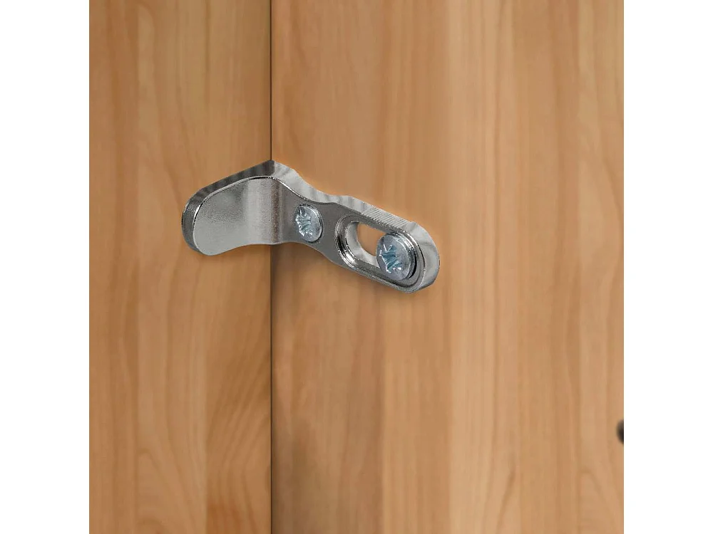 Kleiderschrank Schlafzimmerkleiderschrank mit Drehtüren in Champagner