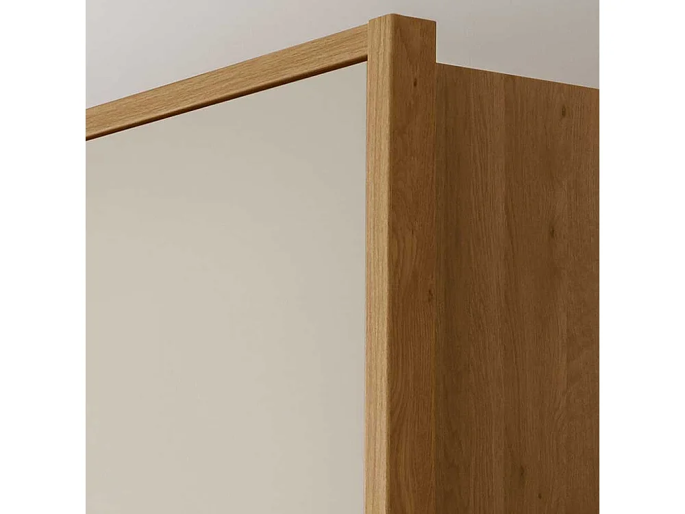 Drehtüren Kleiderschrank in Beige Glas beschichtet 6-türig