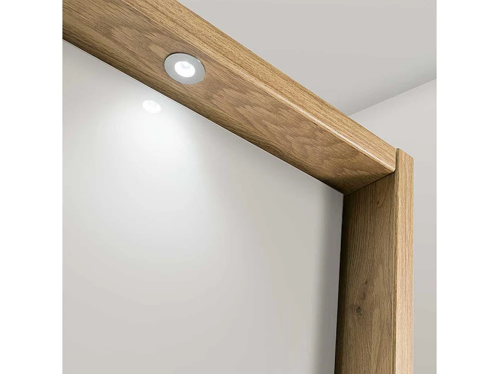 Drehtüren Kleiderschrank in Beige Glas beschichtet 6-türig