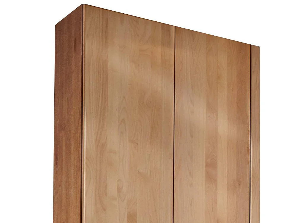 Schlafzimmerschrank Drehtürenschrank teilmassiv in Erlefarben