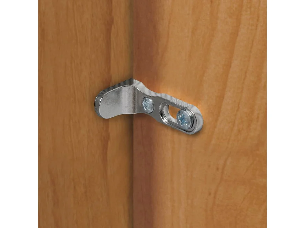 Schlafzimmerschrank Drehtürenschrank teilmassiv in Erlefarben