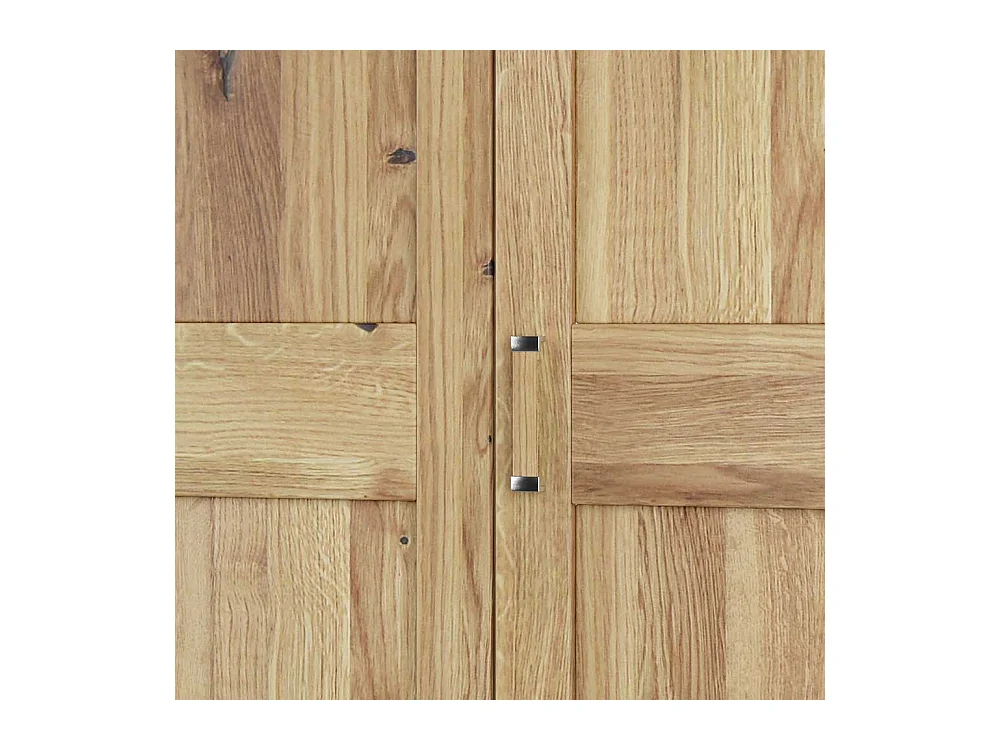 Drehtüren Kleiderschrank mit zwei Schubladen Landhausstil