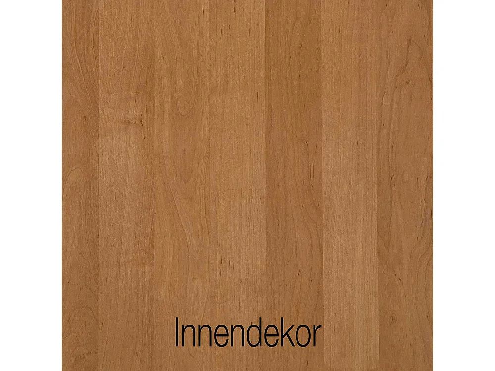 Schwebetuerenschrank in Eiche Bianco Beige Glasfront