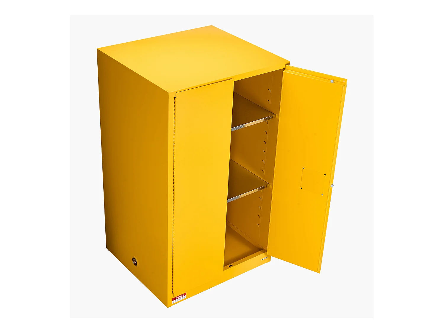 Armário de Segurança SucceBuy para Produtos Inflamáveis de 246 L 96,4 x 86,4 x 165,1 cm, Armário Corta-Fogo para Líquidos Inflamáveis, Amarelo