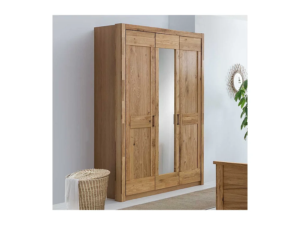 Schlafzimmer Drehtürenschrank in Asteichefarben Spiegeln