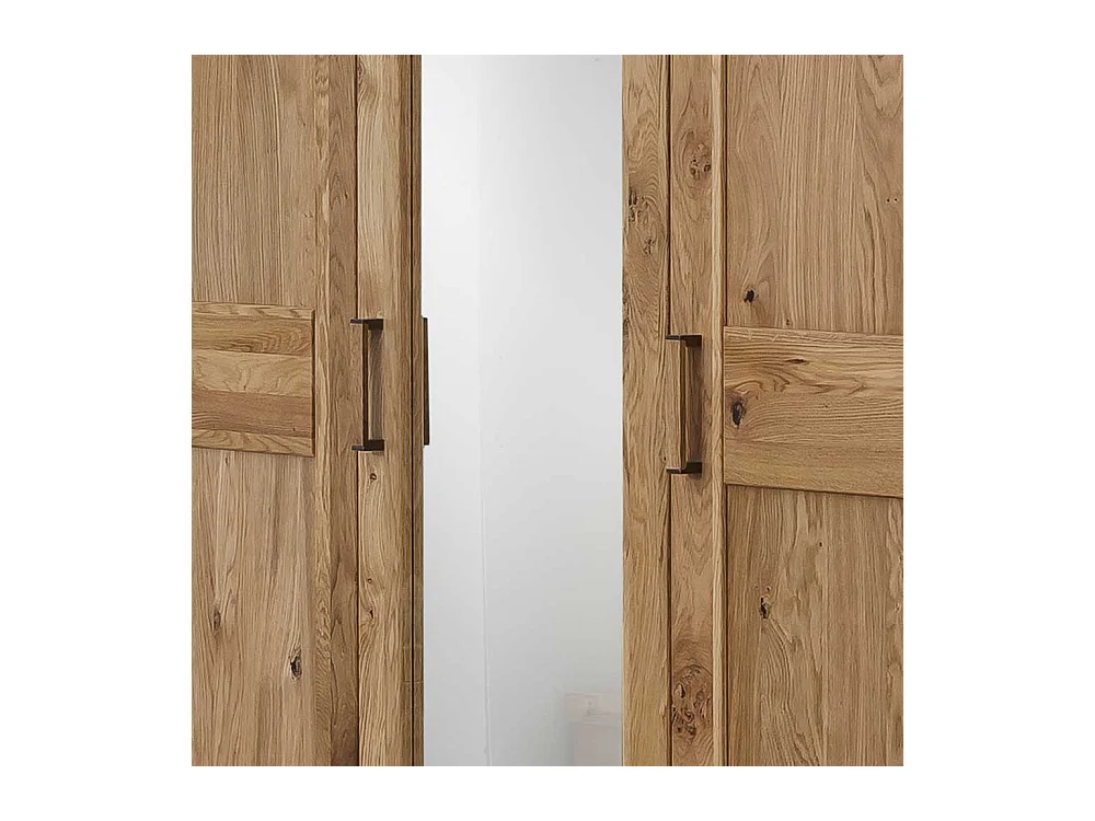 Schlafzimmer Drehtürenschrank in Asteichefarben Spiegeln