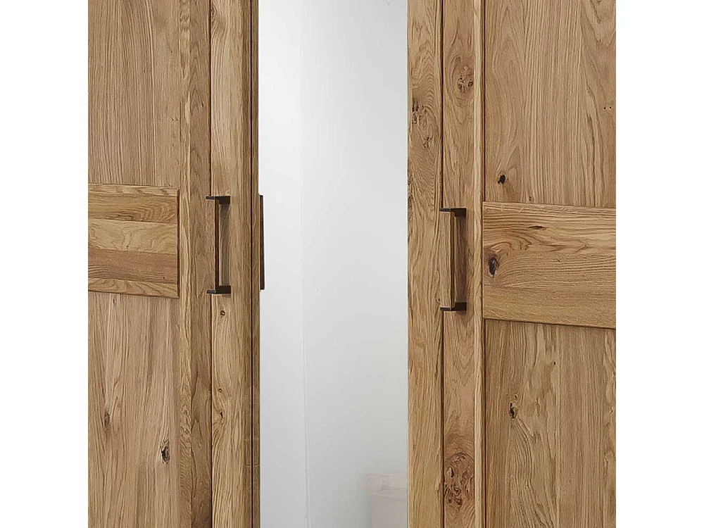 Schlafzimmer Drehtürenschrank in Asteichefarben Spiegeln