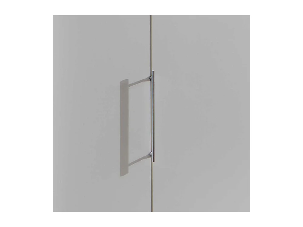 Falttürenschrank in Weiß Eiche Trüffel