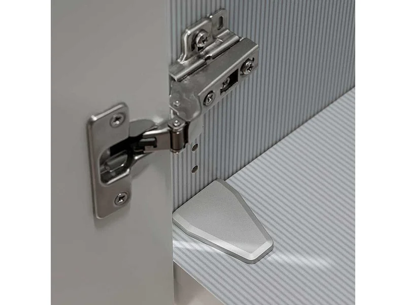 Kleiderschrank modern Schlafzimmerschrank in Hellgrau Made in Germany