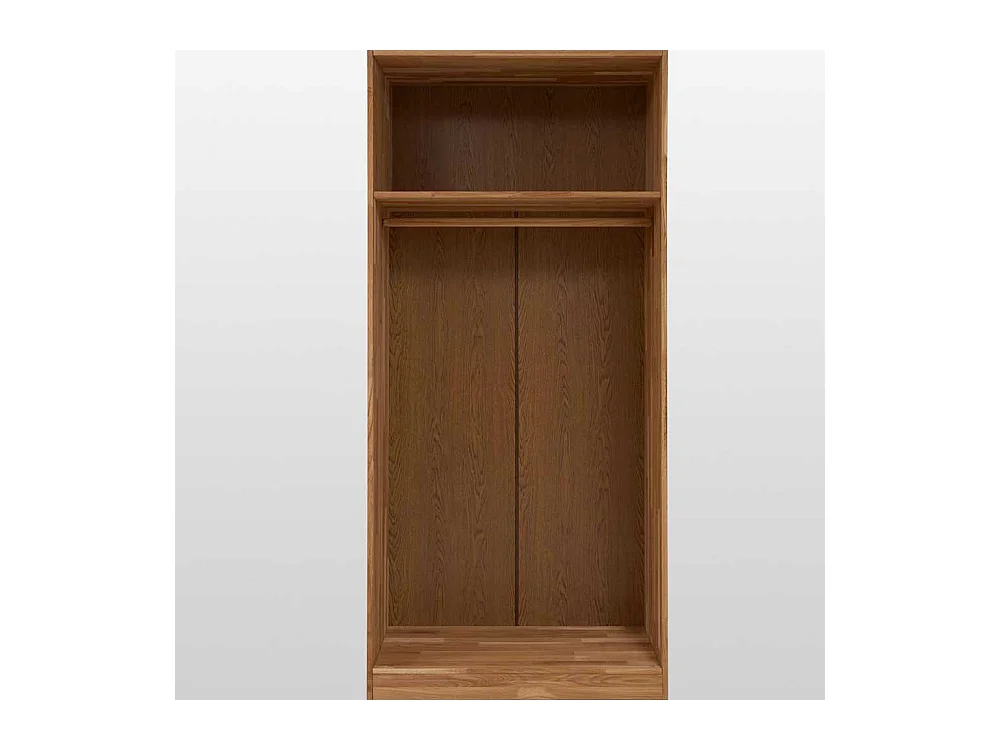 Schlafzimmerschrank aus Wildeiche Massivholz 2 Türen