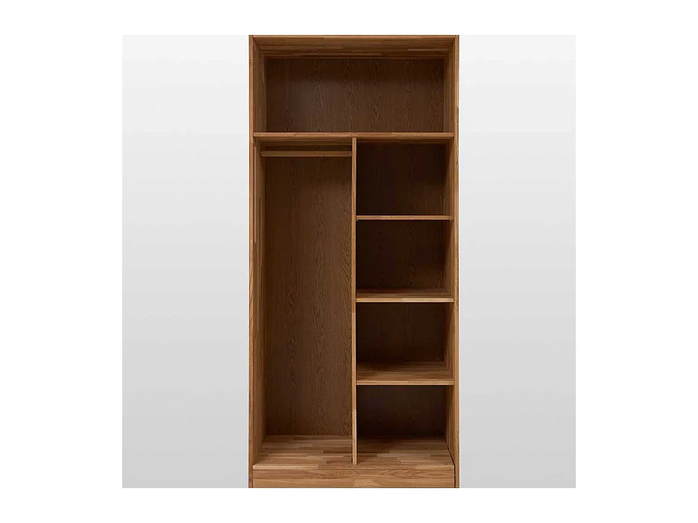 Schlafzimmerschrank aus Wildeiche Massivholz 2 Türen