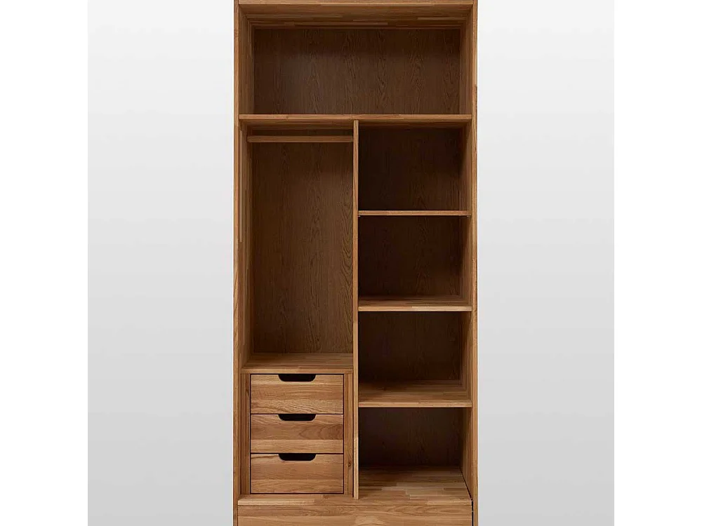 Schlafzimmerschrank aus Wildeiche Massivholz 2 Türen