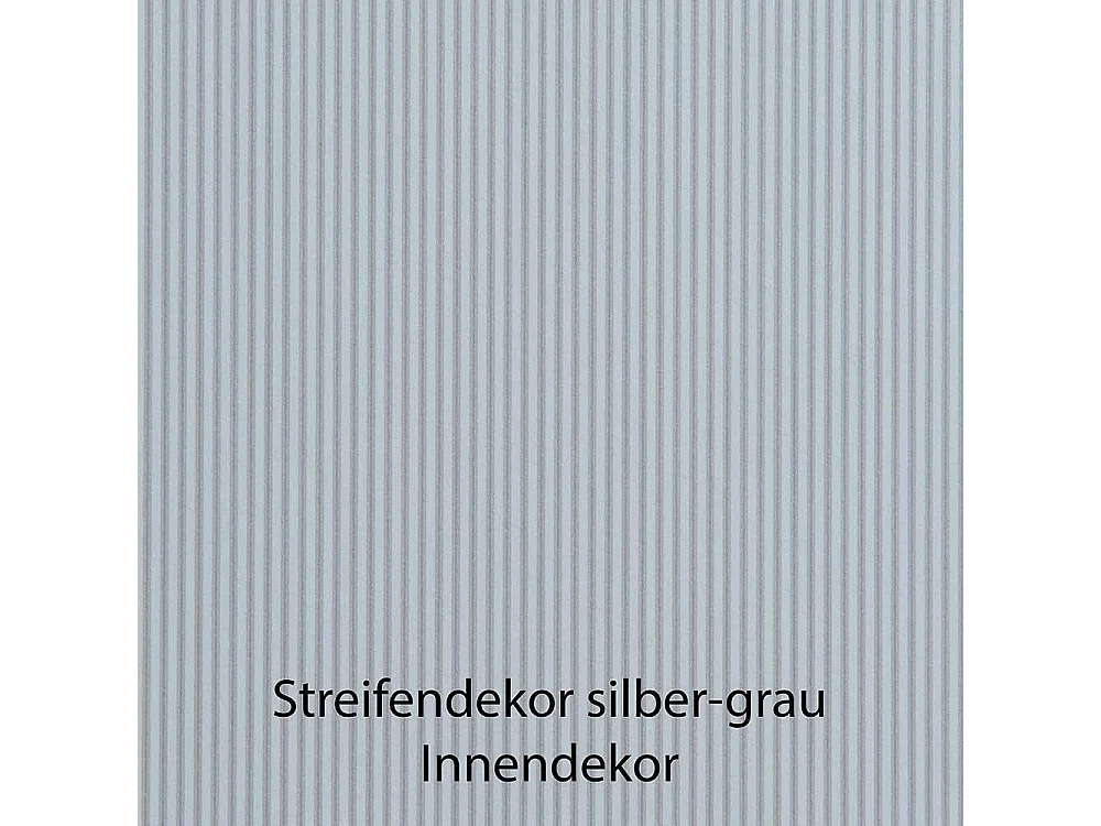 Weißer Falttürenschrank mit sechs Schubladen Made in Germany