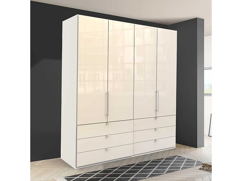 Kleiderschrank mit sechs Schubladen Made in Germany