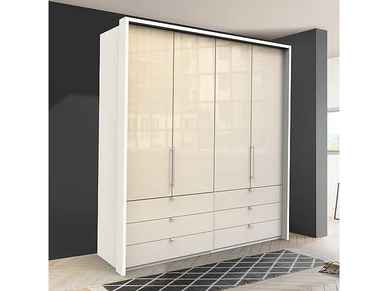 Kleiderschrank mit sechs Schubladen Made in Germany