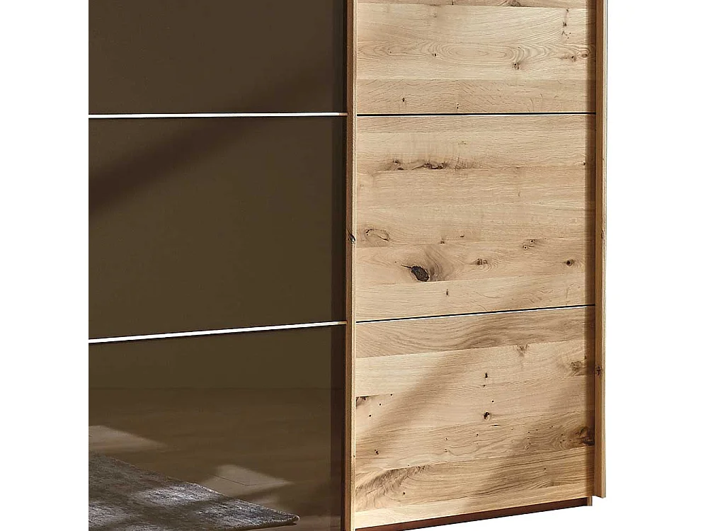 Schlafzimmerschrank mit Schwebetüren 67 cm tief