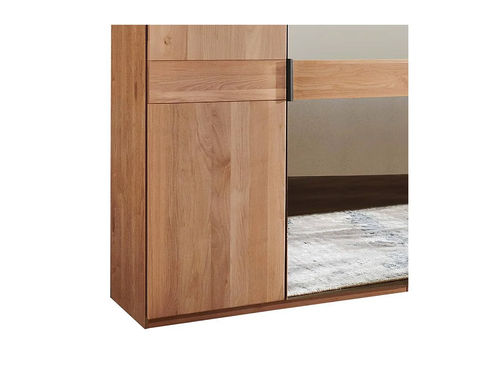Schlafzimmerkleiderschrank Drehtürenschrank mit Spiegel Türen in modernem Design