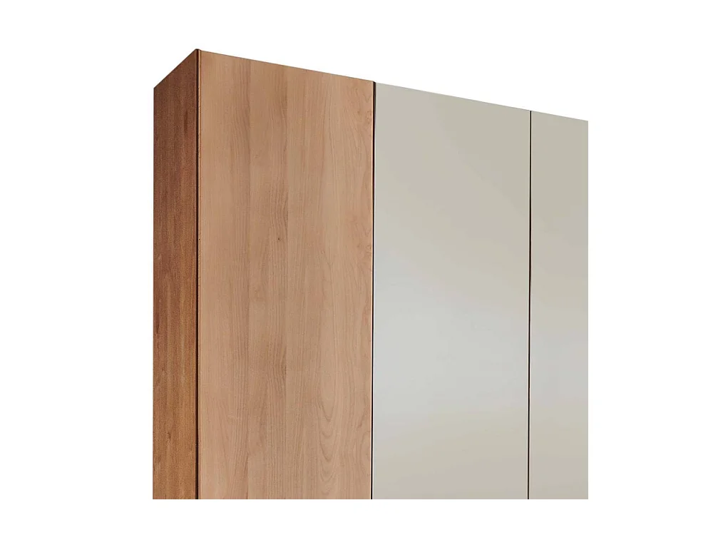 Schlafzimmerkleiderschrank Drehtürenschrank mit Spiegel Türen in modernem Design