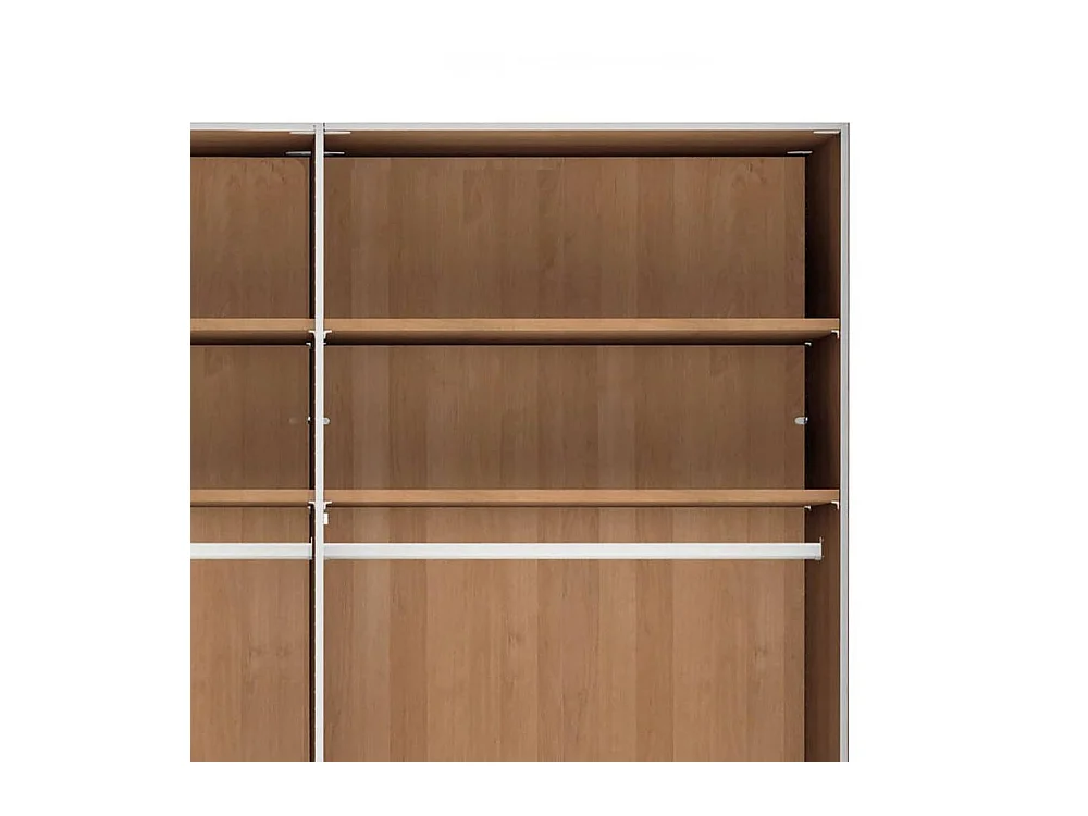 Schlafzimmerkleiderschrank Drehtürenschrank mit Spiegel Türen in modernem Design