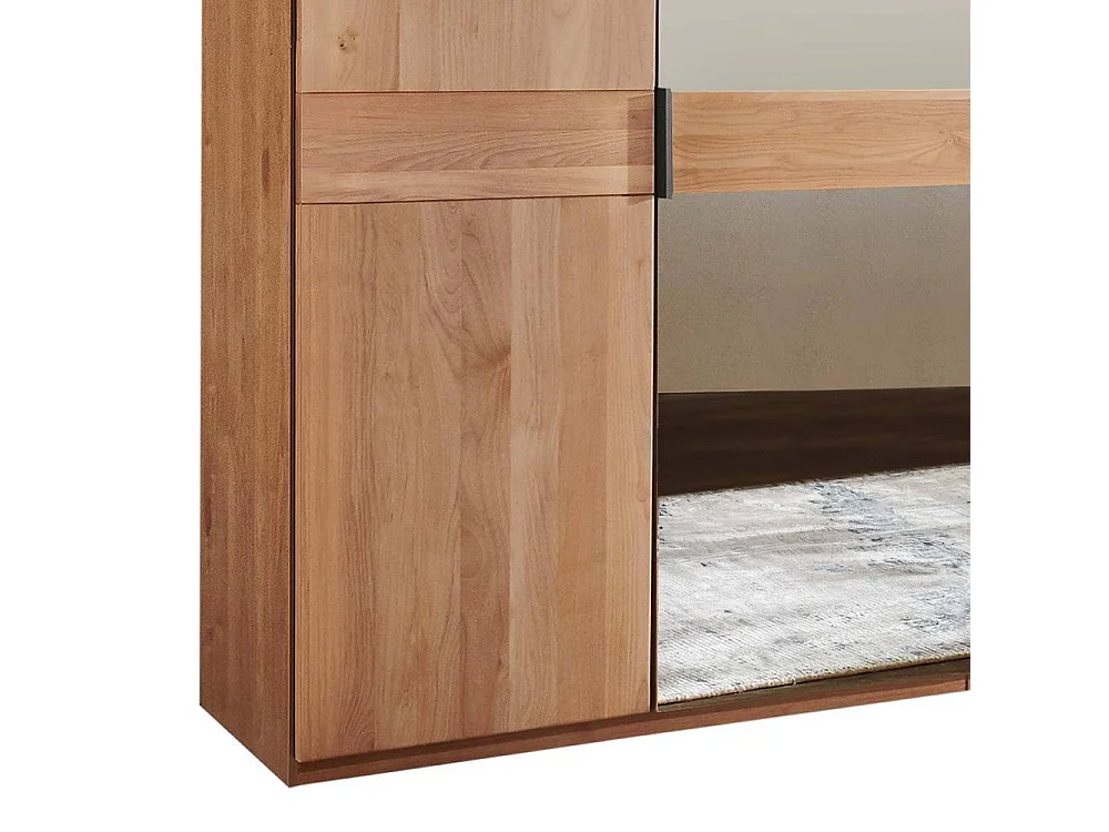 Schlafzimmerkleiderschrank Drehtürenschrank mit Spiegel Türen in modernem Design