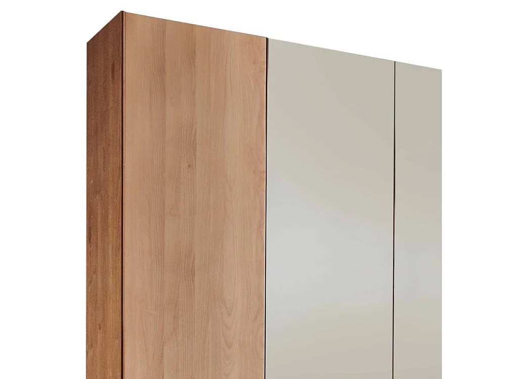 Schlafzimmerkleiderschrank Drehtürenschrank mit Spiegel Türen in modernem Design