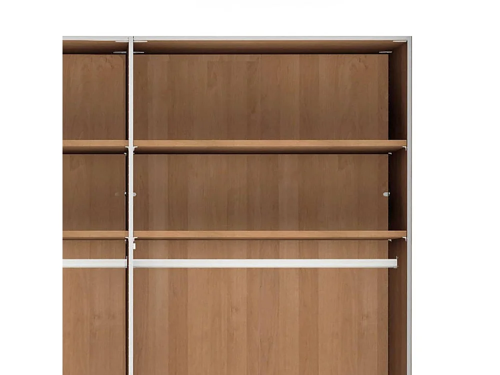 Schlafzimmerkleiderschrank Drehtürenschrank mit Spiegel Türen in modernem Design