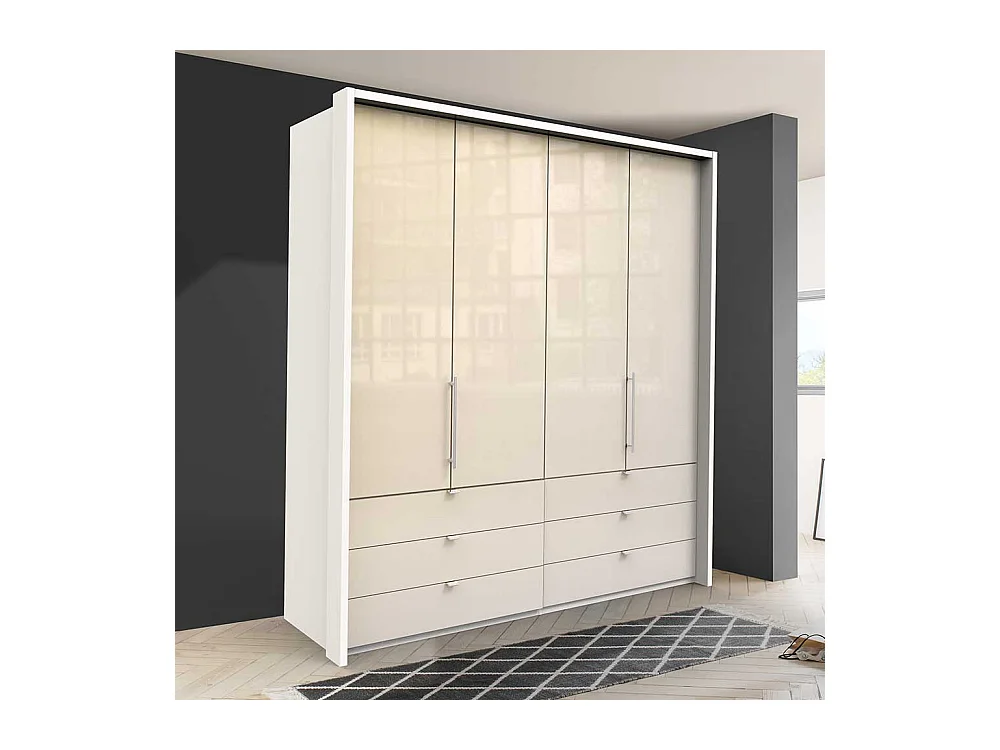 Kleiderschrank mit sechs Schubladen Made in Germany