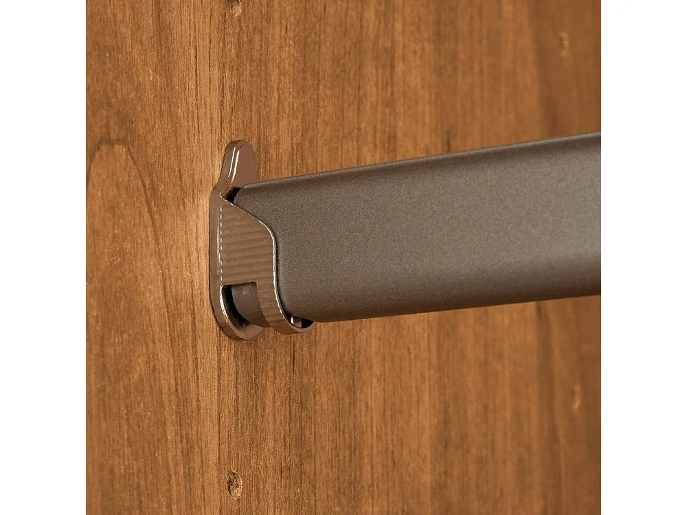 Drehtürenschrank Schlafzimmerkleiderschrank in Champagner und Erlefarben