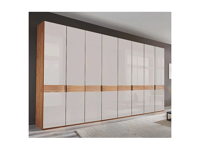 Schlafzimmerkleiderschrank Drehtürschrank in modernem Design 393 cm breit