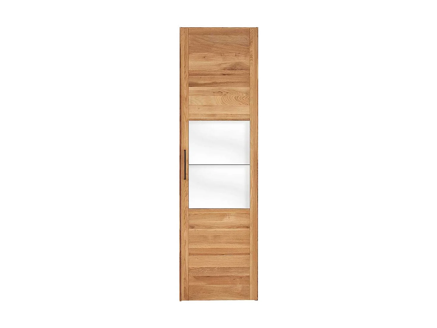 Kleiderschrank 1türig aus Wildeiche Massivholz 65 cm tief