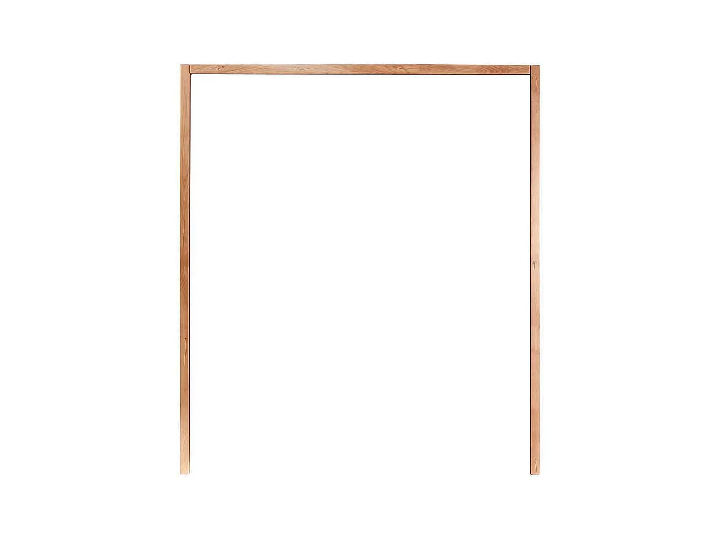 Massiver Kleiderschrank aus Wildeiche und Glas 3 türig