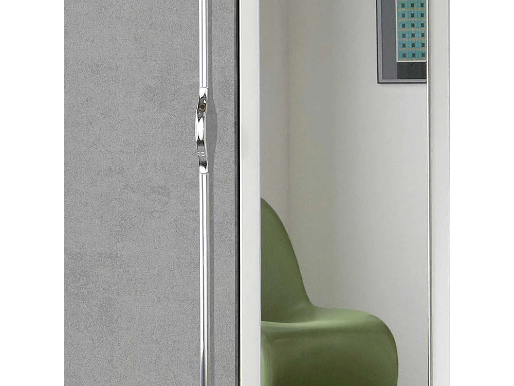 Kleiner Kleiderschrank mit Spiegeltür und Schubladen 91 cm breit