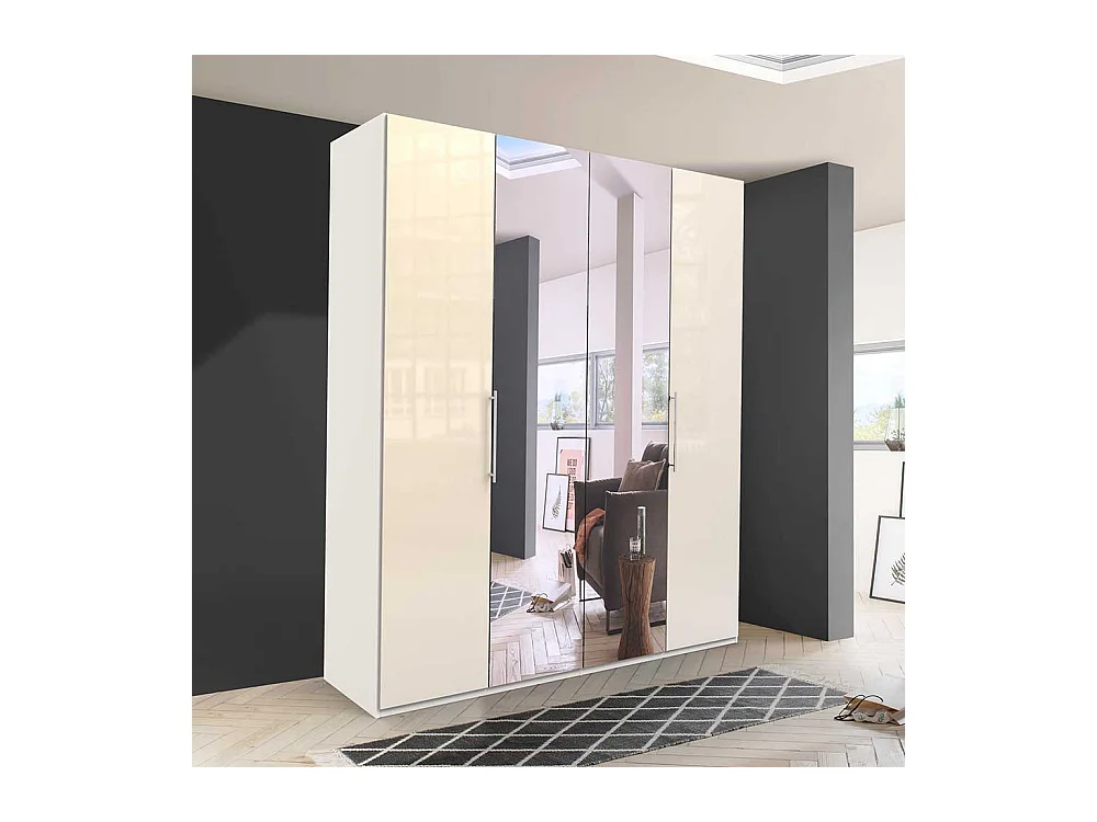 Schlafzimmerschrank mit Spiegeltür modernem Design