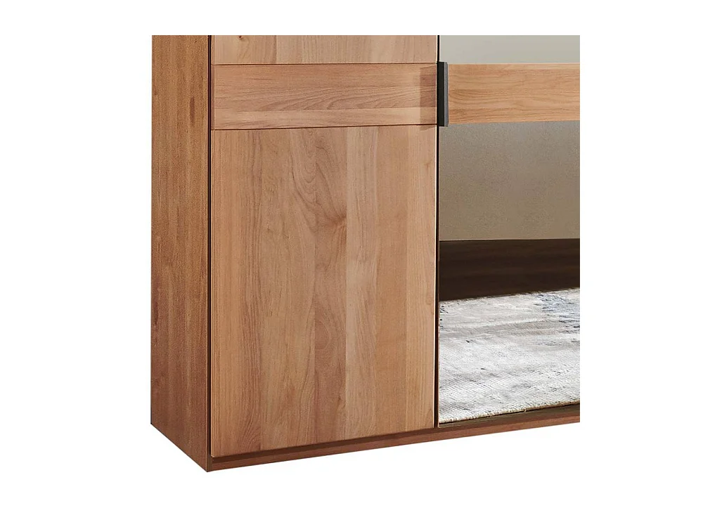 Kleiderschrank Schrank in modernem Design mit teilmassiver Oberfläche