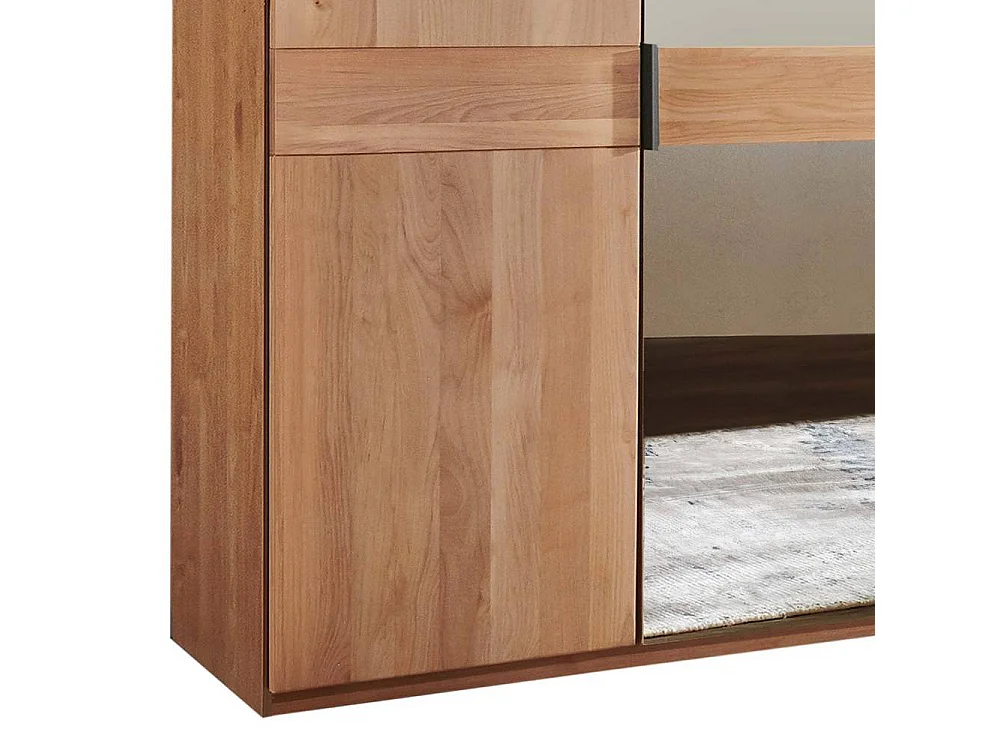 Kleiderschrank Schrank in modernem Design mit teilmassiver Oberfläche