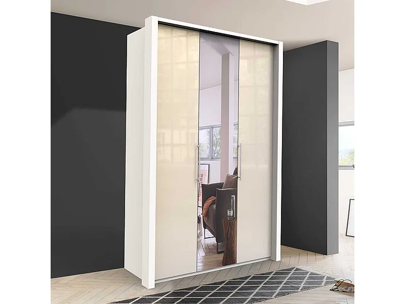Kleiderschrank in modernem Design Spiegel