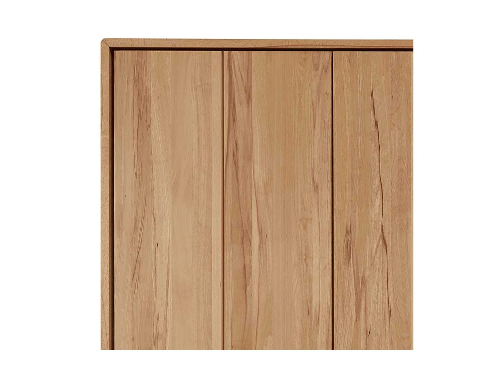 Massivholz Kleiderschrank aus Kernbuche geölt 305 cm breit
