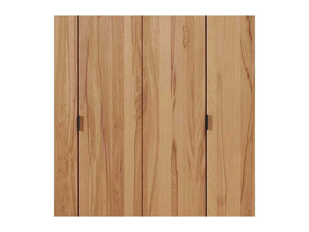 Massivholz Kleiderschrank aus Kernbuche geölt 305 cm breit
