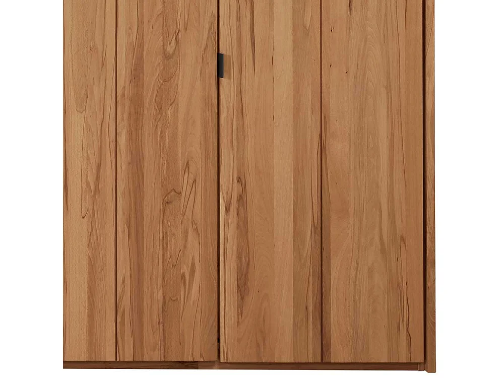 Massivholz Kleiderschrank aus Kernbuche geölt 305 cm breit